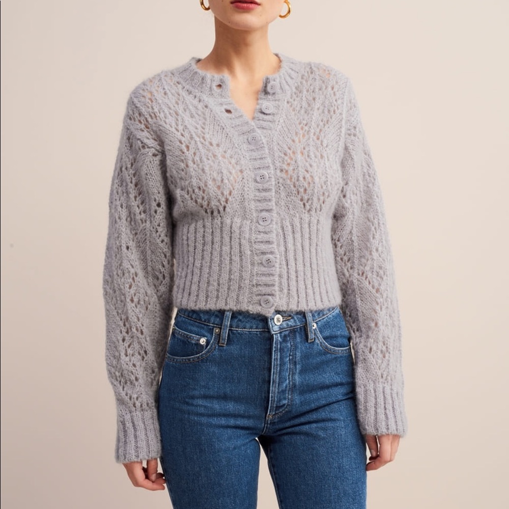 Rouje LUCAS Cardigan in Lilac